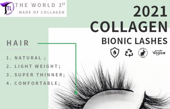 World first collagen bionic lashes
