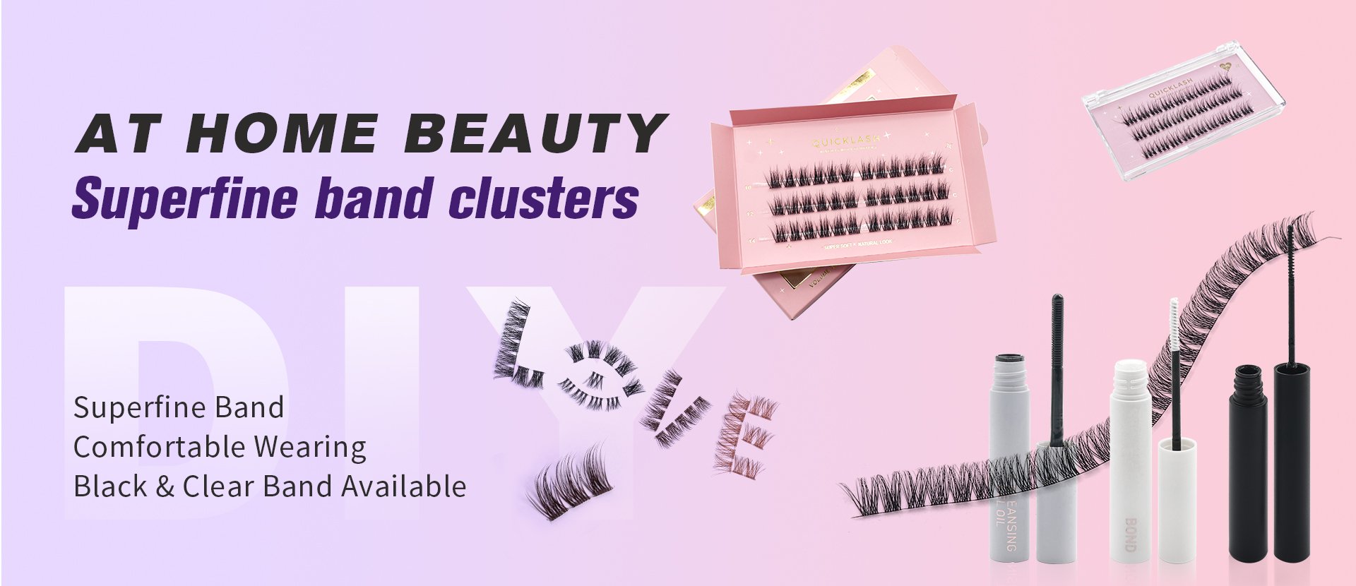 DIY cluster lashes kit